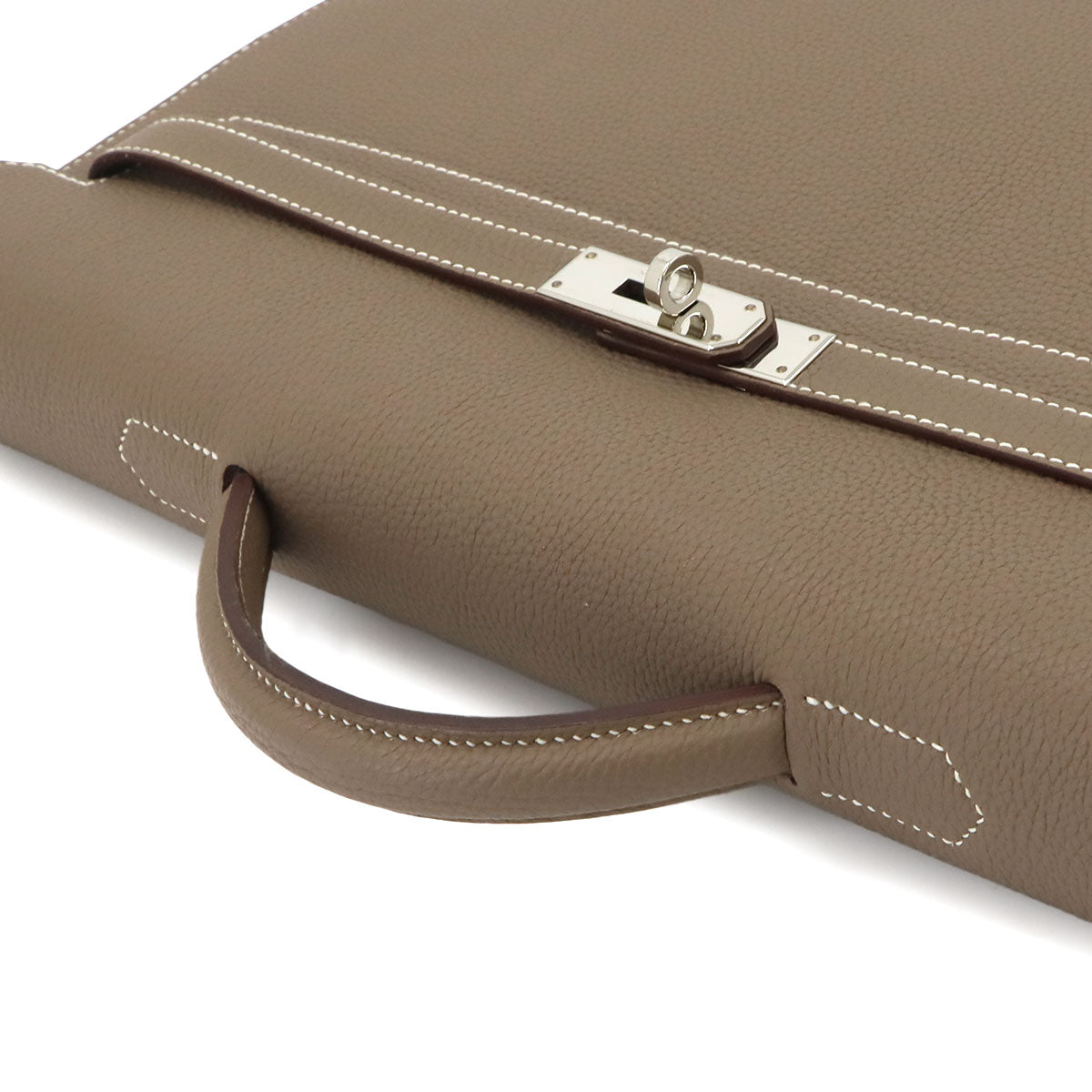 Kelly Depeche 36 Briefcase Business Bag Togo Etoupe