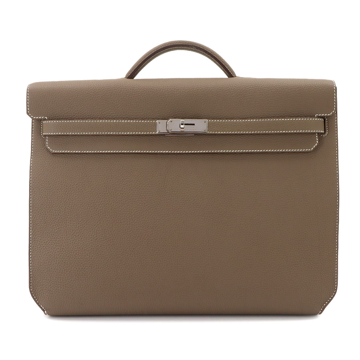 Kelly Depeche 36 Briefcase Business Bag Togo Etoupe