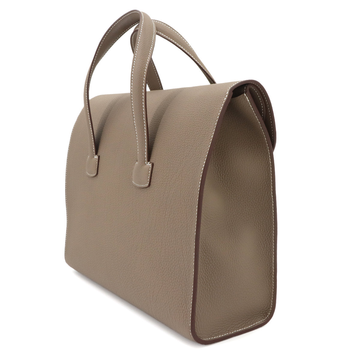Sack A Depeche Light 36 Briefcase Business Bag Togo Etoupe