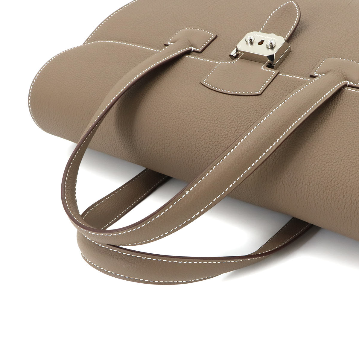 Sack A Depeche Light 36 Briefcase Business Bag Togo Etoupe