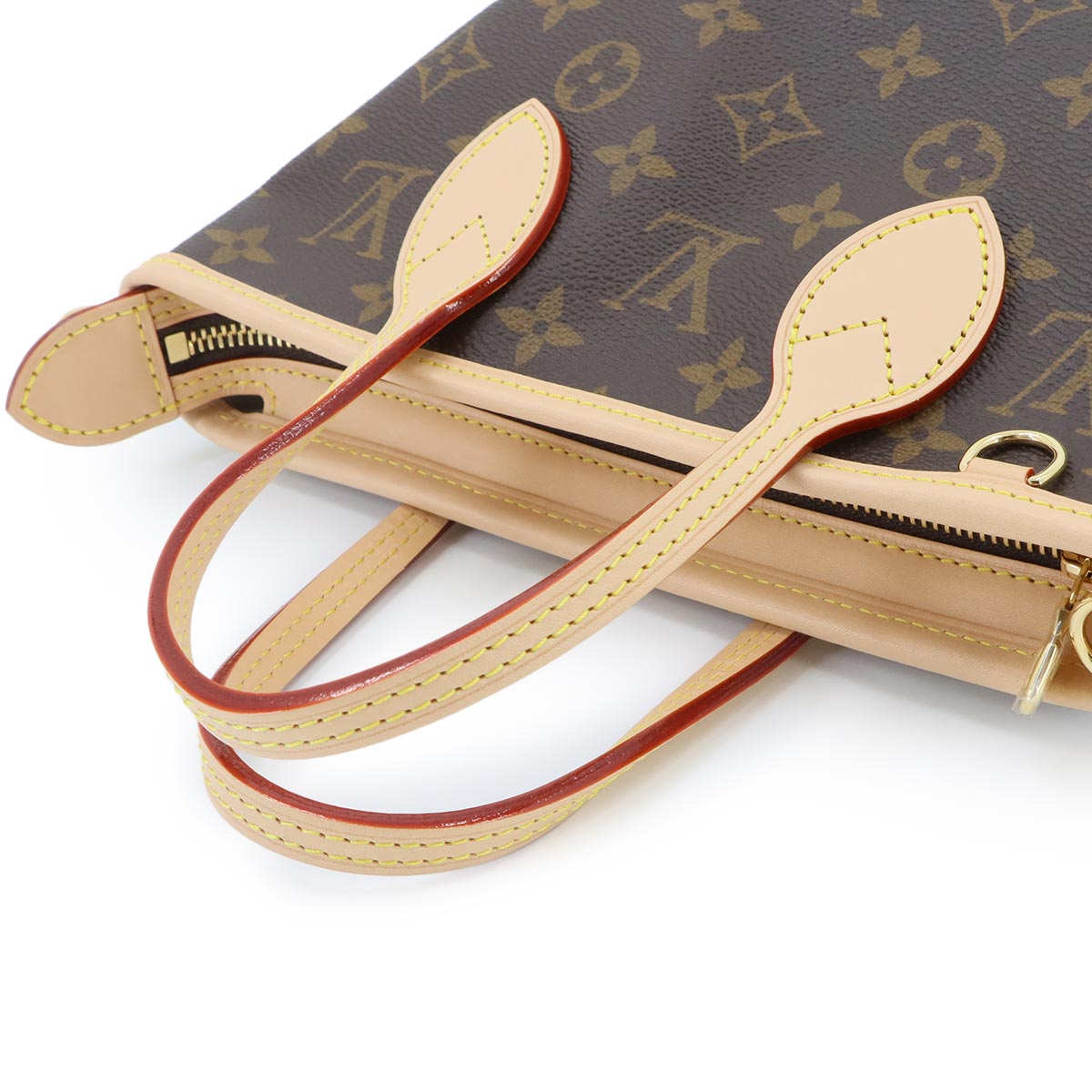 Monogram Neverfull BB Tote Shoulder Bag Brown M46705