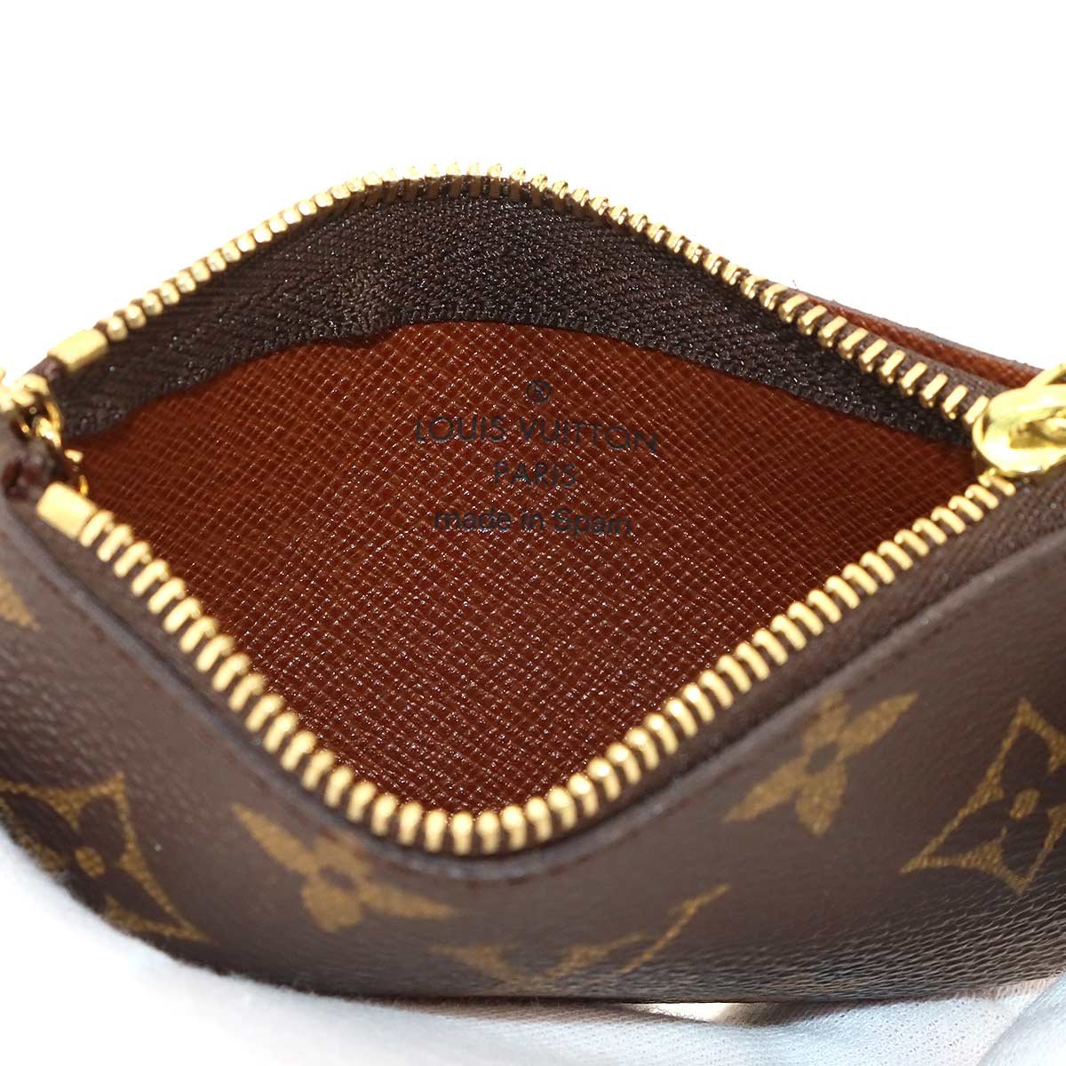 Monogram Pochette Cles Coin Case Purse Brown M62650