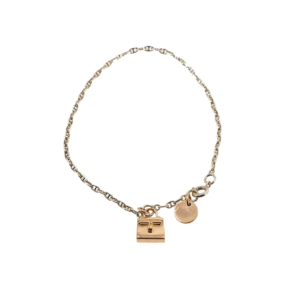 Kelly Charm Chaine dancre Bracelet Silver SV Ag 925 K18
