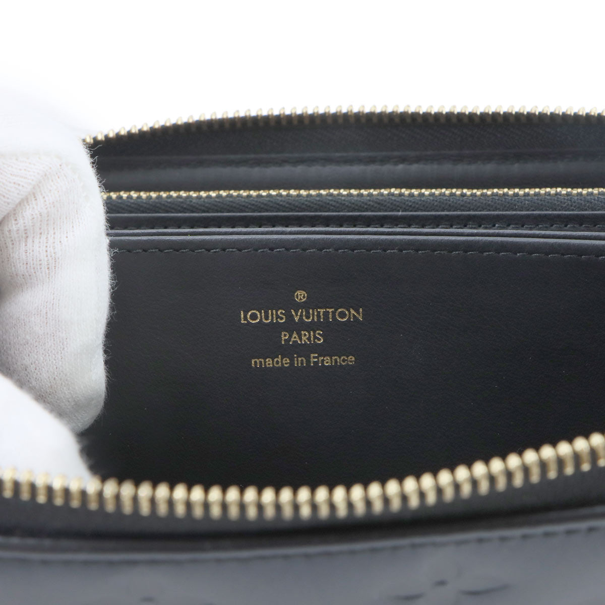 Monogram Coussin Zippy Wallet Leather Noir M81510 Purse
