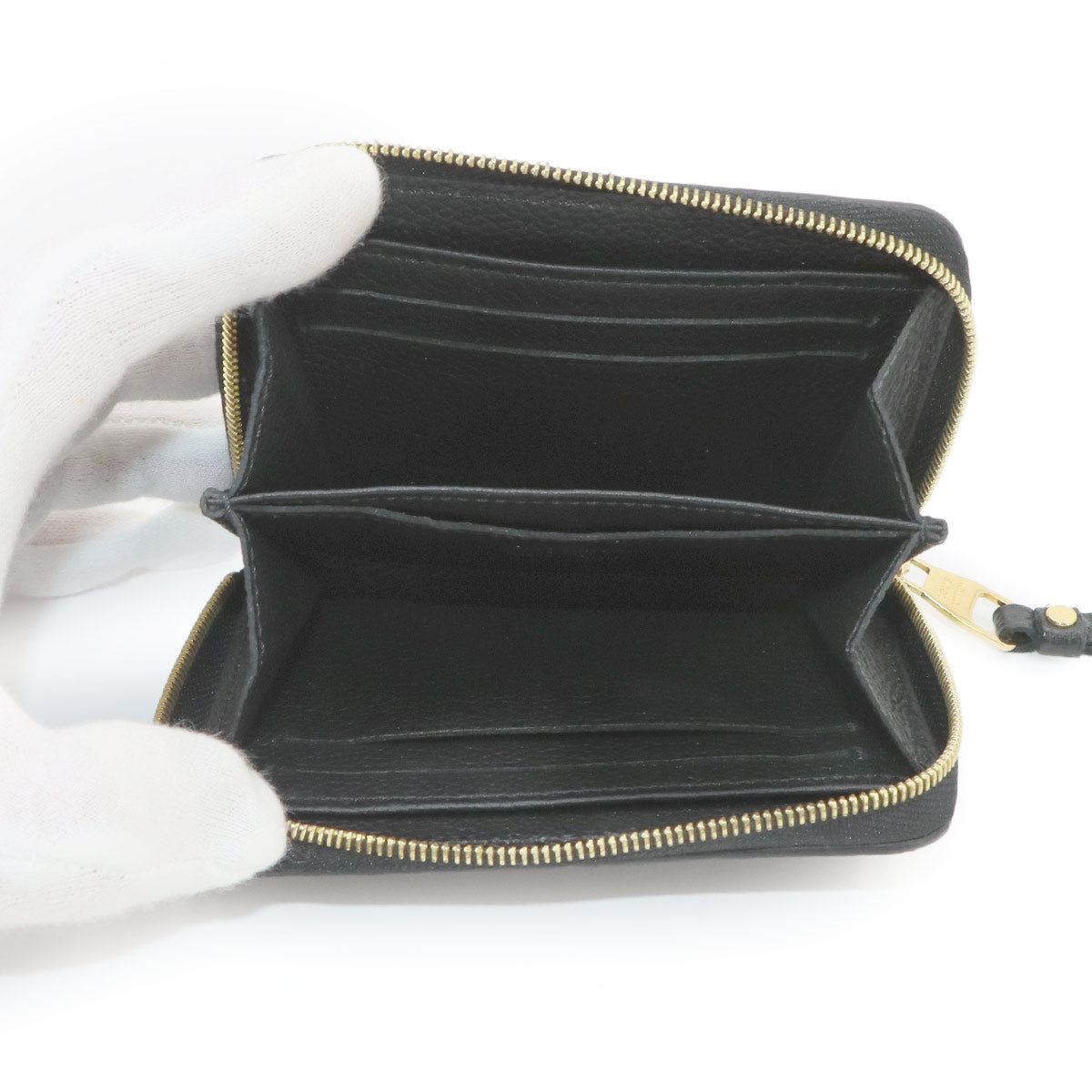 Monogram Empreinte Zippy Coin Purse Coin Case Noir M60574