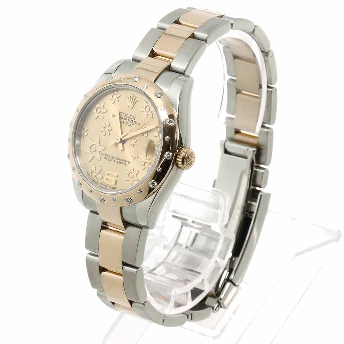 Datejust 178341 750 PG Diamond flower Dial Ladies Watch