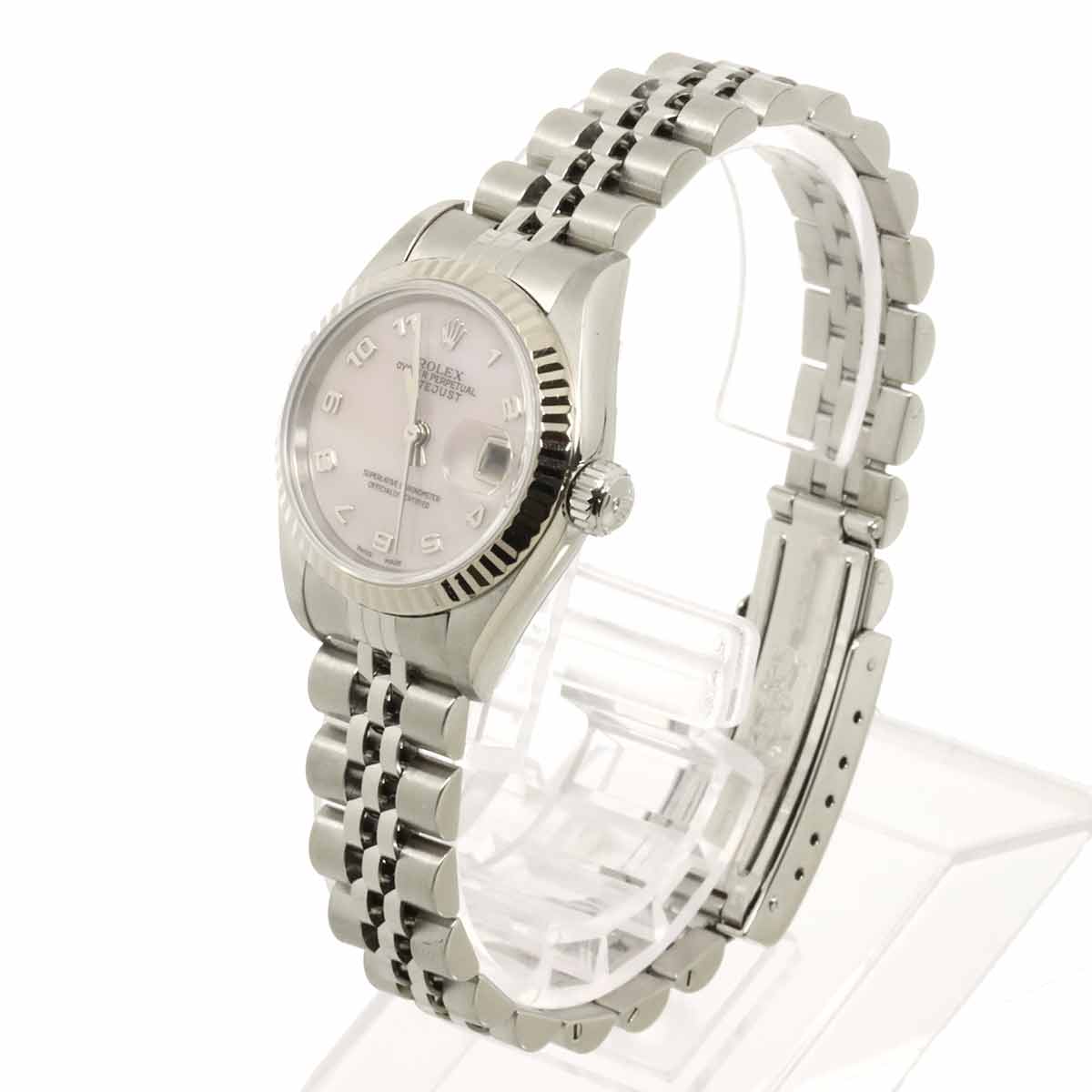 DATE JUST 79174NA Serial Y Pink Shell Dial Automatic 750 WG