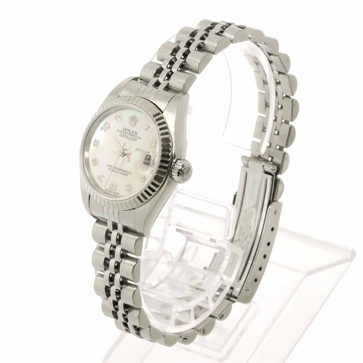 Date Just 79174NR Serial A Pink Shell Dial Automatic 750 WG