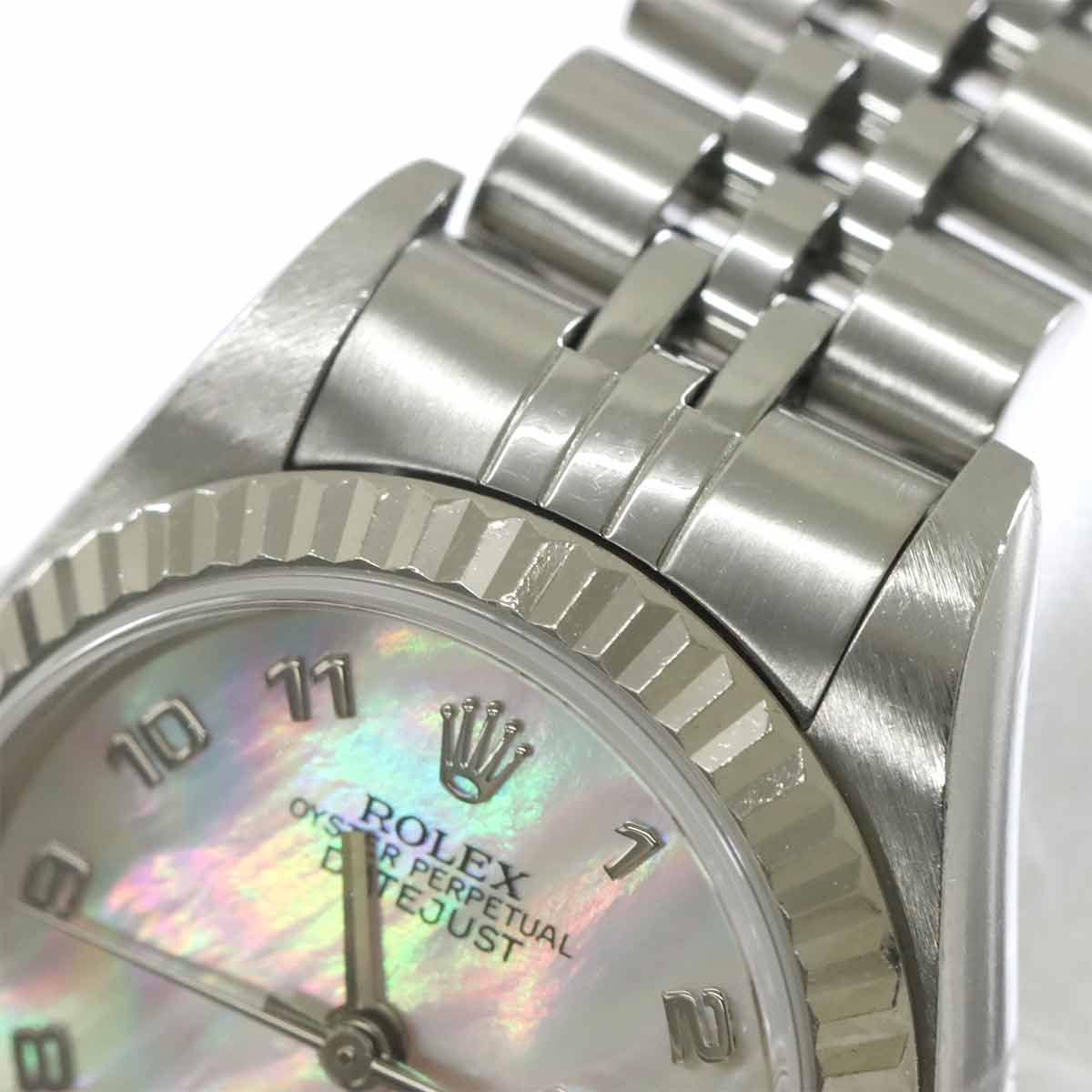 Date Just 79174NR Serial A Pink Shell Dial Automatic 750 WG