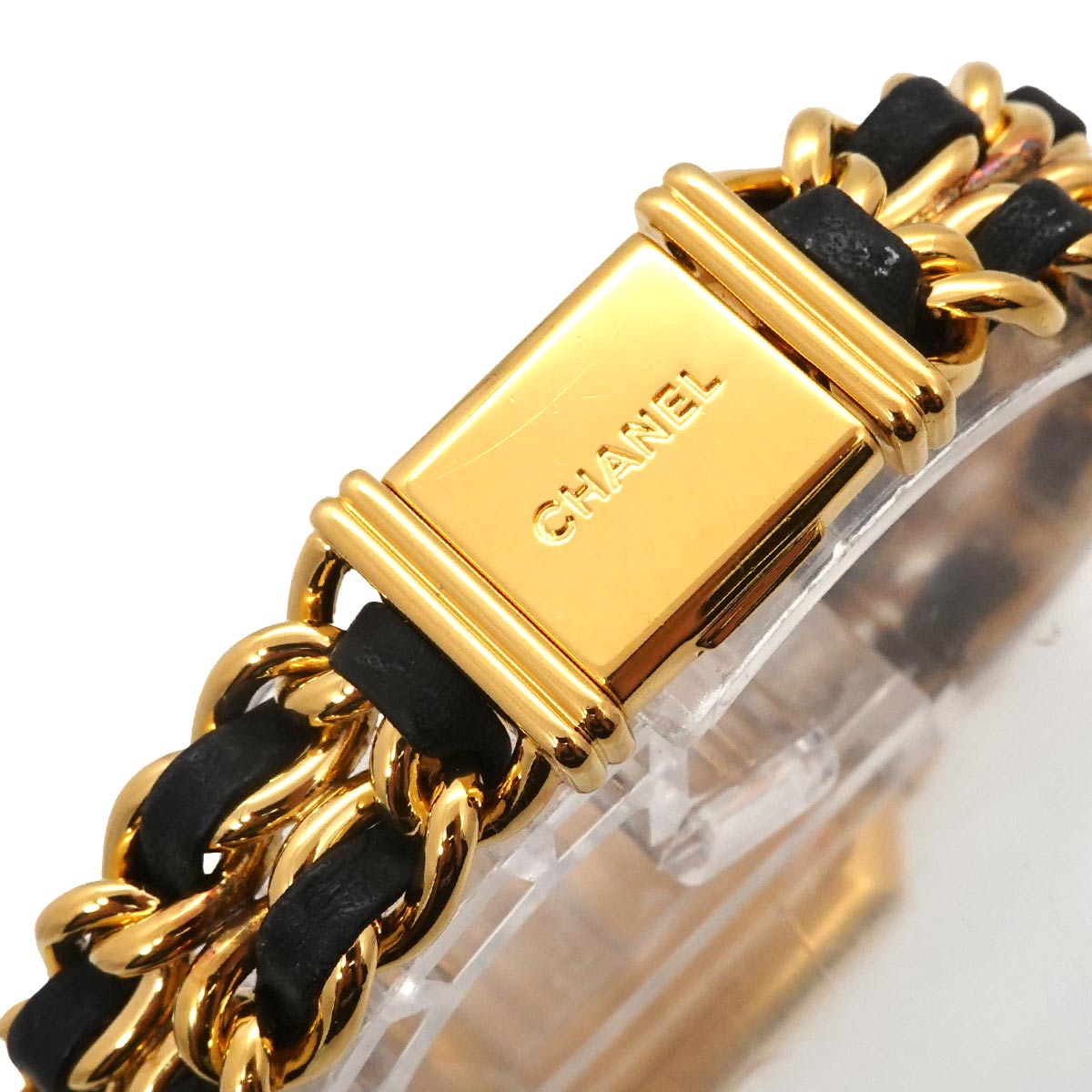 Premiere Size M H0001 Vintage Quartz Black Dial Ladies Watch