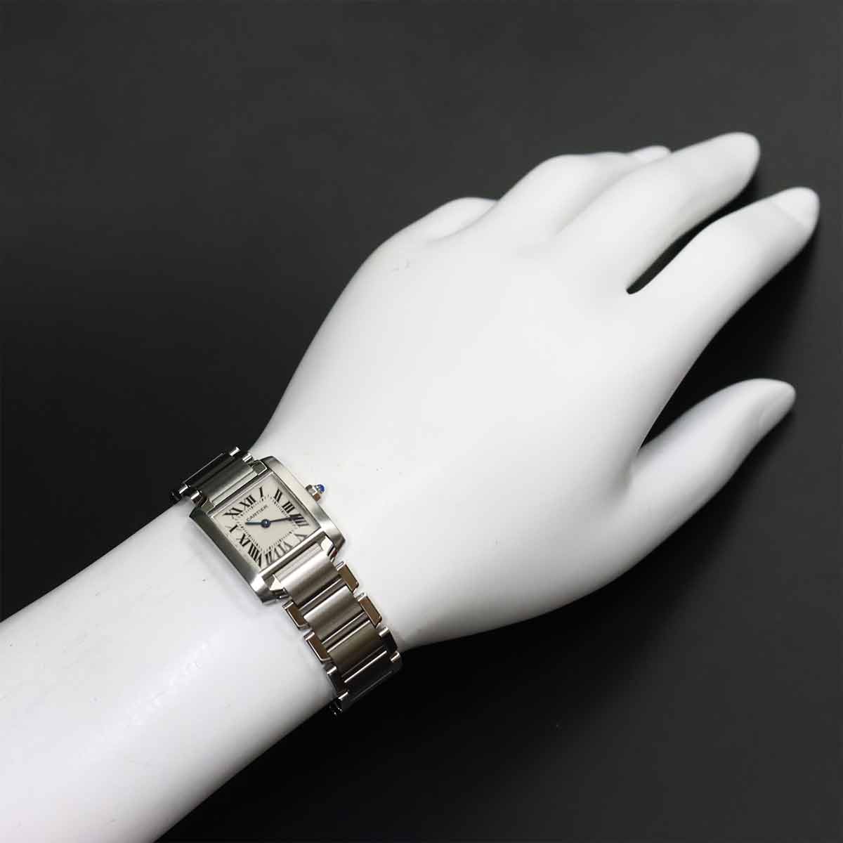 Tank Francaise SM W51008Q3 Quartz Cream Dial Ladies Watch