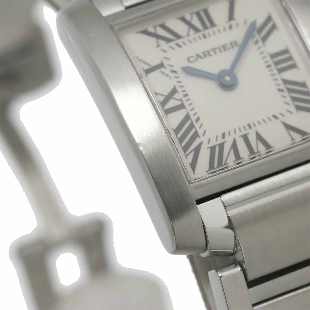Tank Francaise SM W51008Q3 Quartz Cream Dial Ladies Watch
