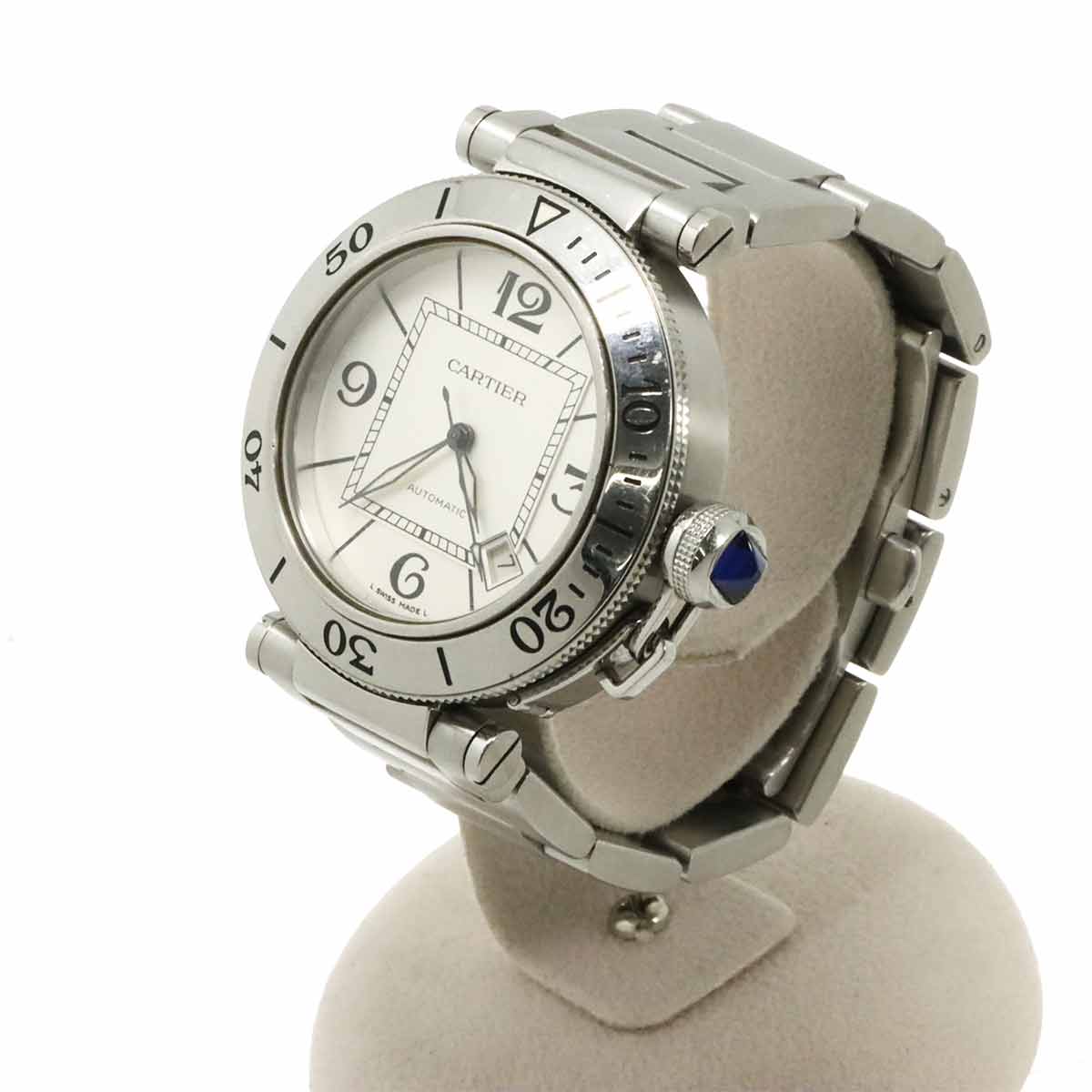 Pasha Seatimer W31080M7 Automatic Date Silver Dial Mens Watch