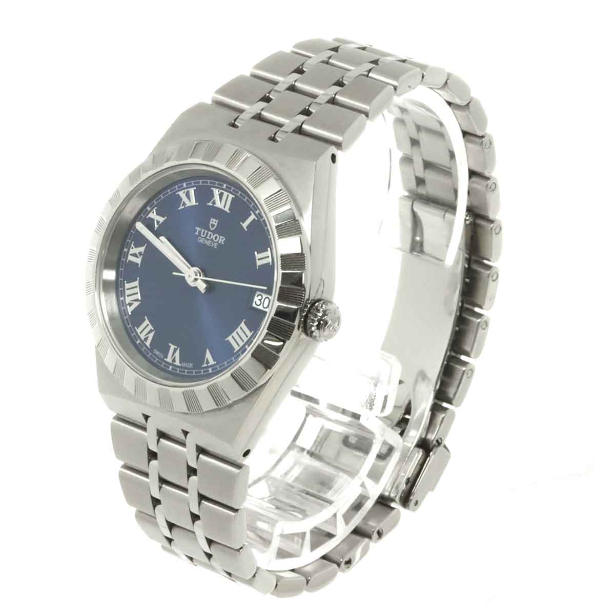 Royal 28400 Automatic Date Blue Dial Boys Watch