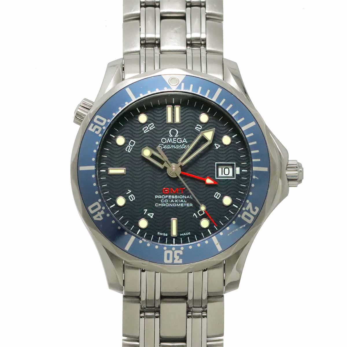 Seamaster 300 GMT Professional Co-Axial 2535 80 Navy Dial Mens