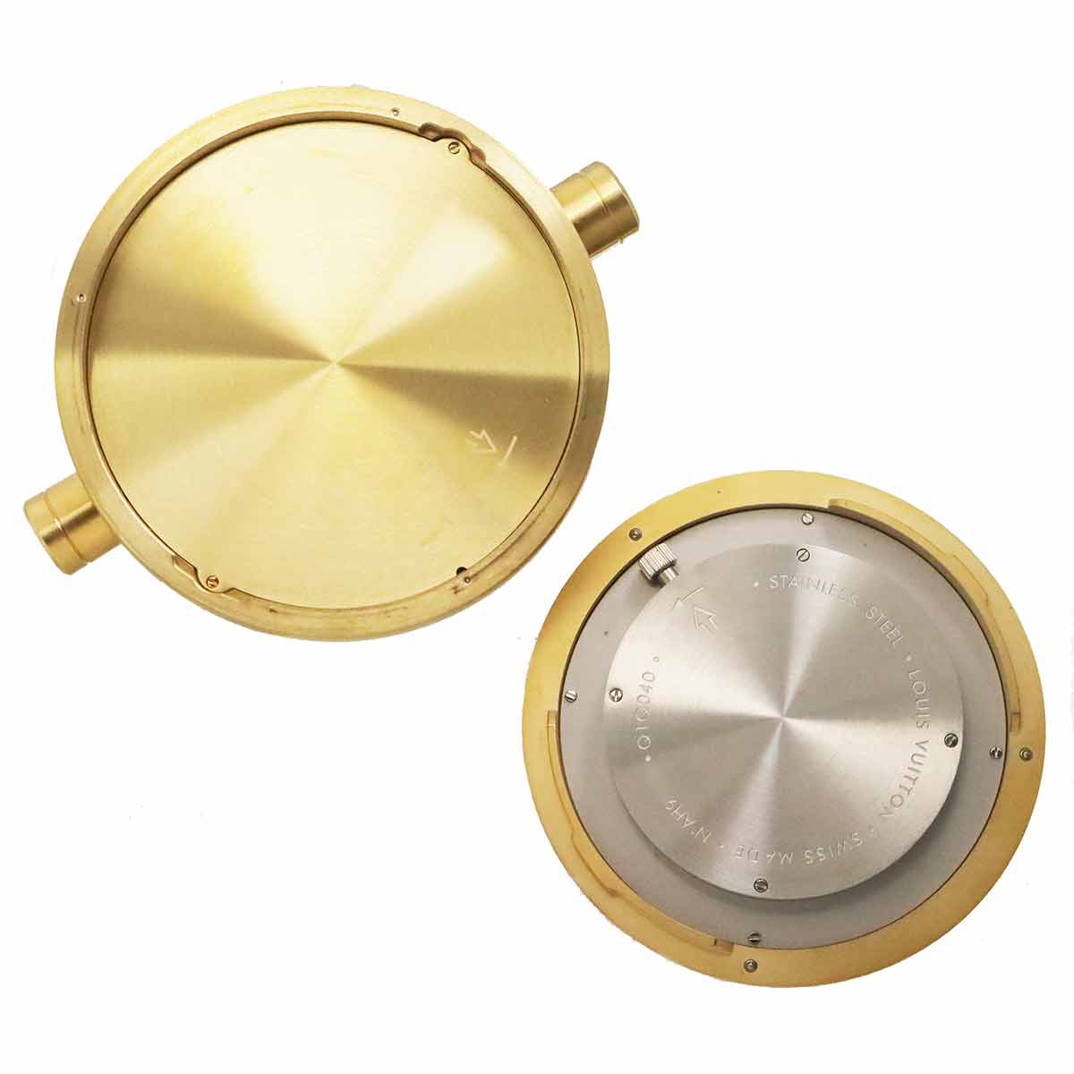 Tambour Q1Q040 Table Clock GMT Quartz