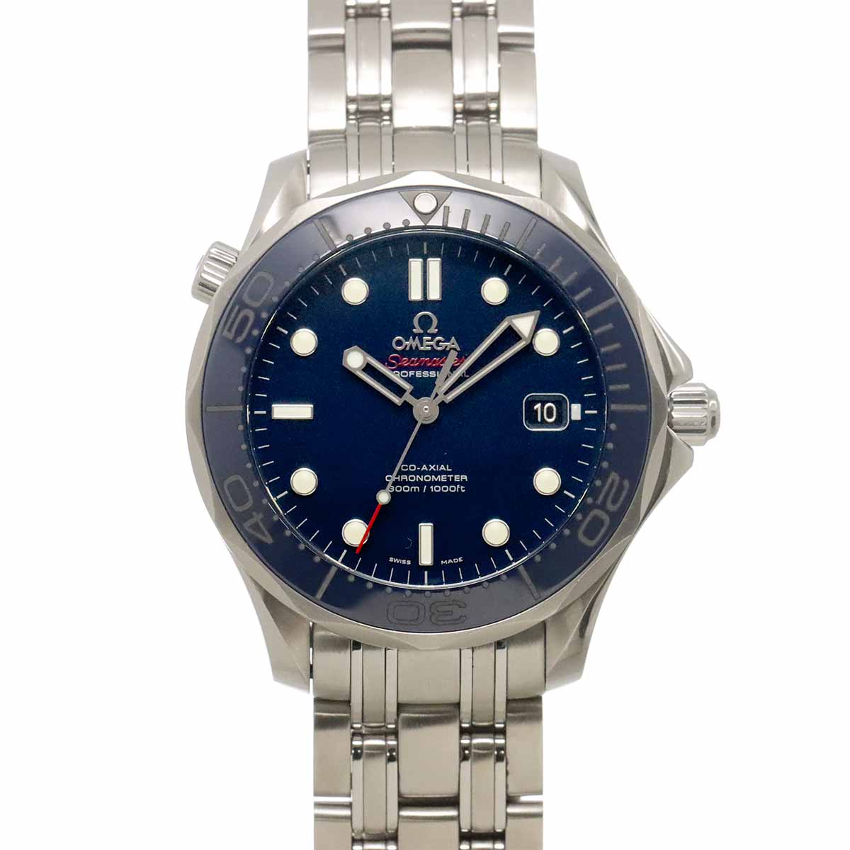Seamaster 212 30 41 20 03 001 Co-Axial Date Blue Dial Mens