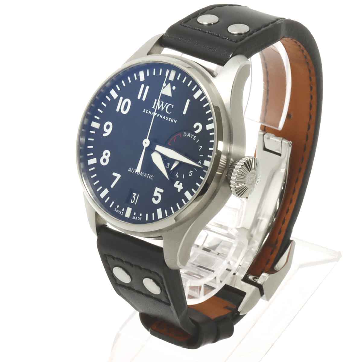 Big Pilot Watch IW500912 Automatic Black Dial Mens Watch