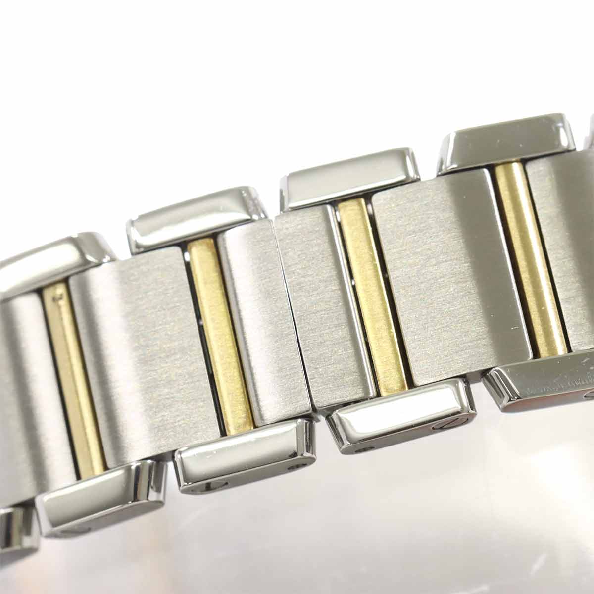 Tank Francaise SM W51007Q4 750 YG Quartz Cream Dial Ladies