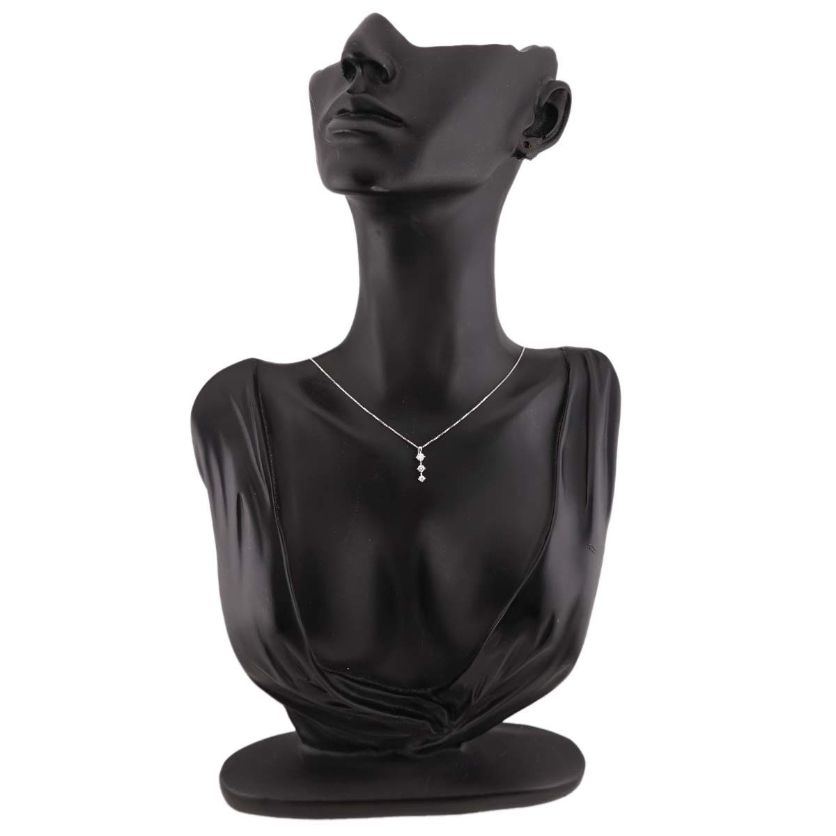Diamond 0.19ct Necklace 18K WG White Gold 750