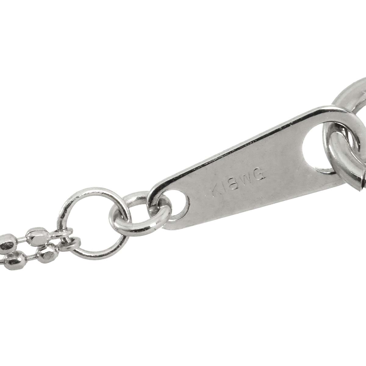 Diamond 1.00ct Necklace White Gold 750