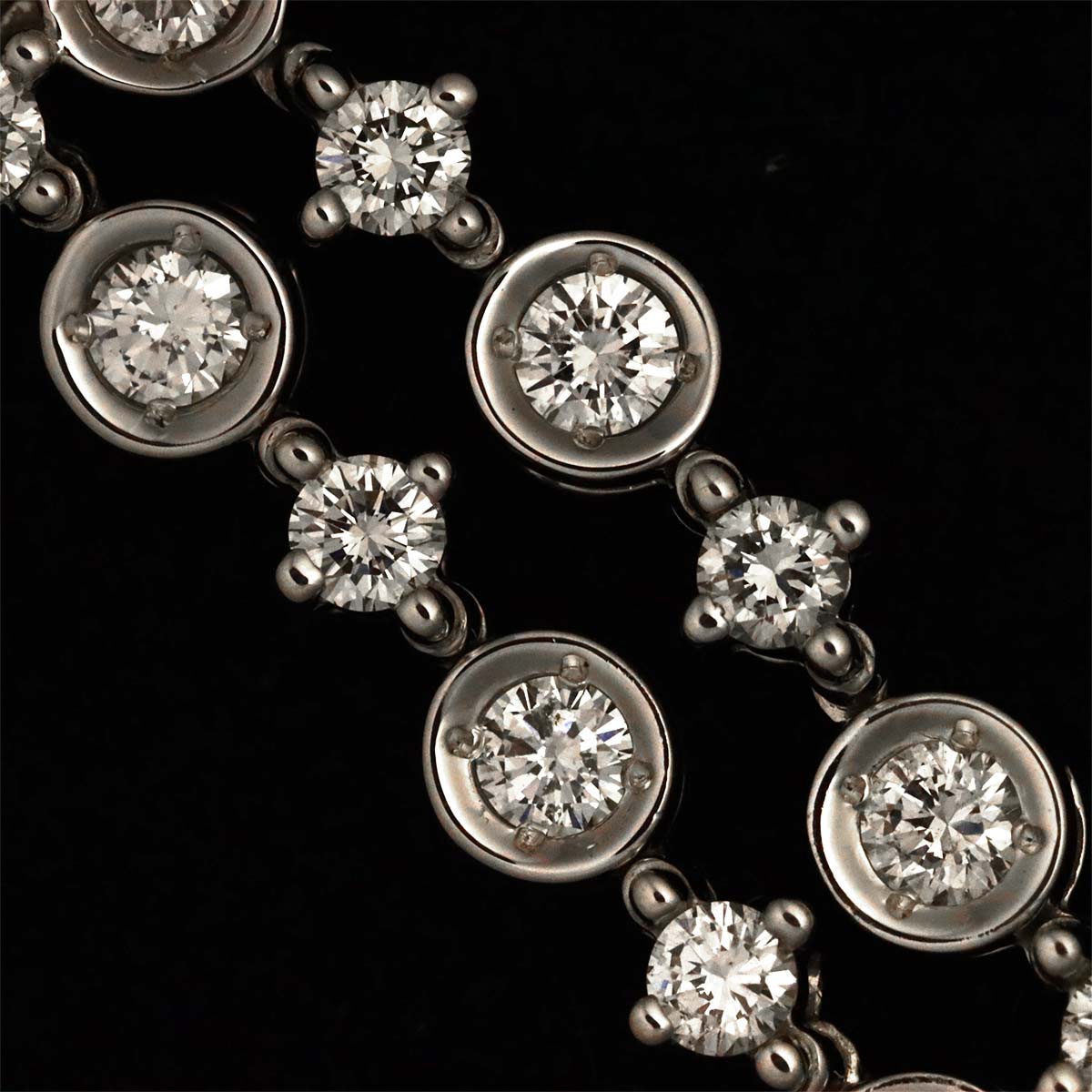Diamond 1.00ct Necklace White Gold 750