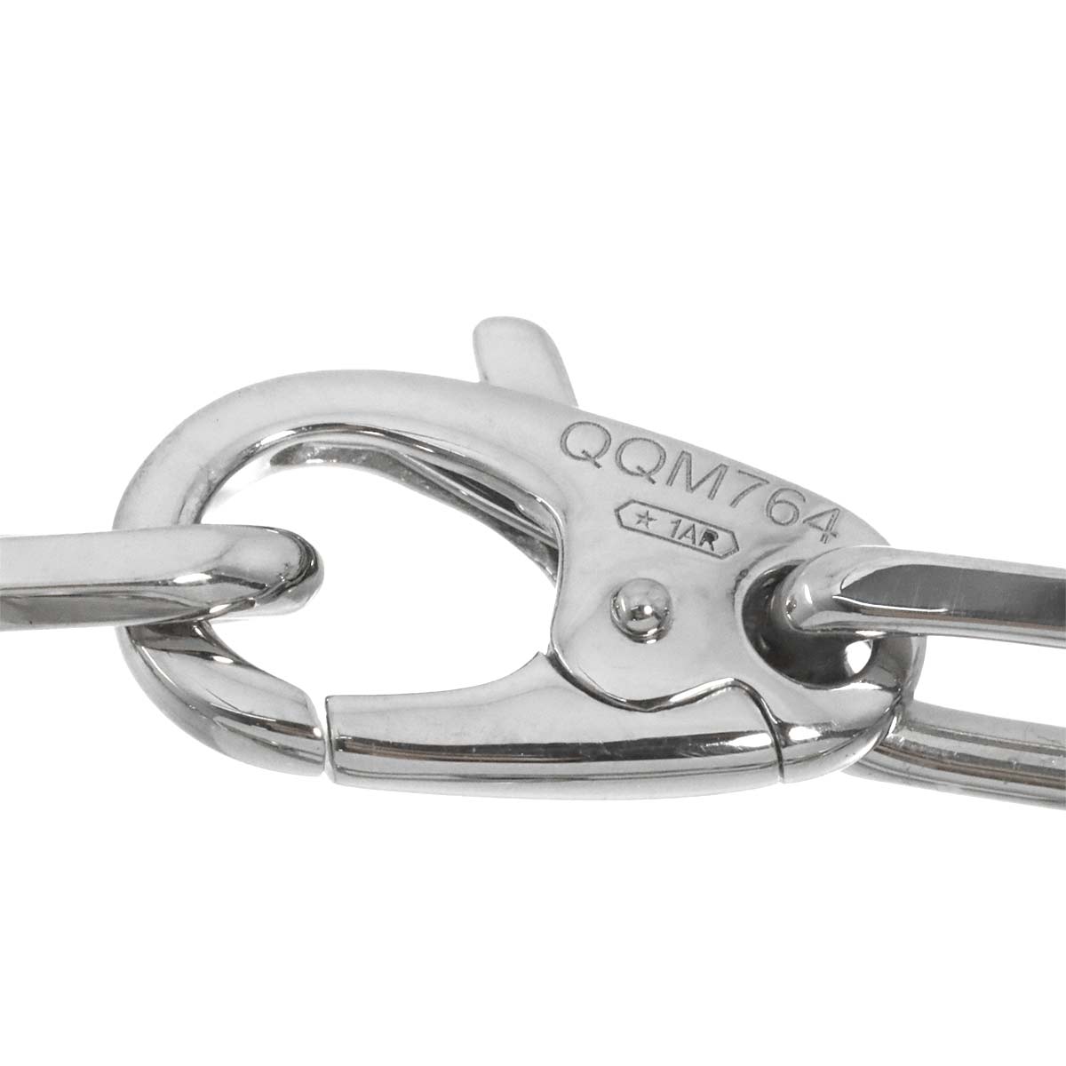 Santos MM Chain Necklace 18K White Gold 750