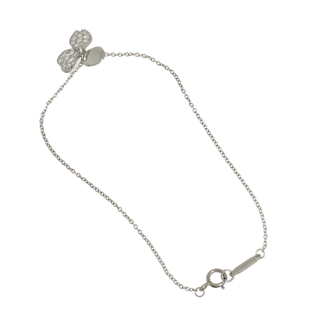Paper Flower Diamond Bracelet Platinum