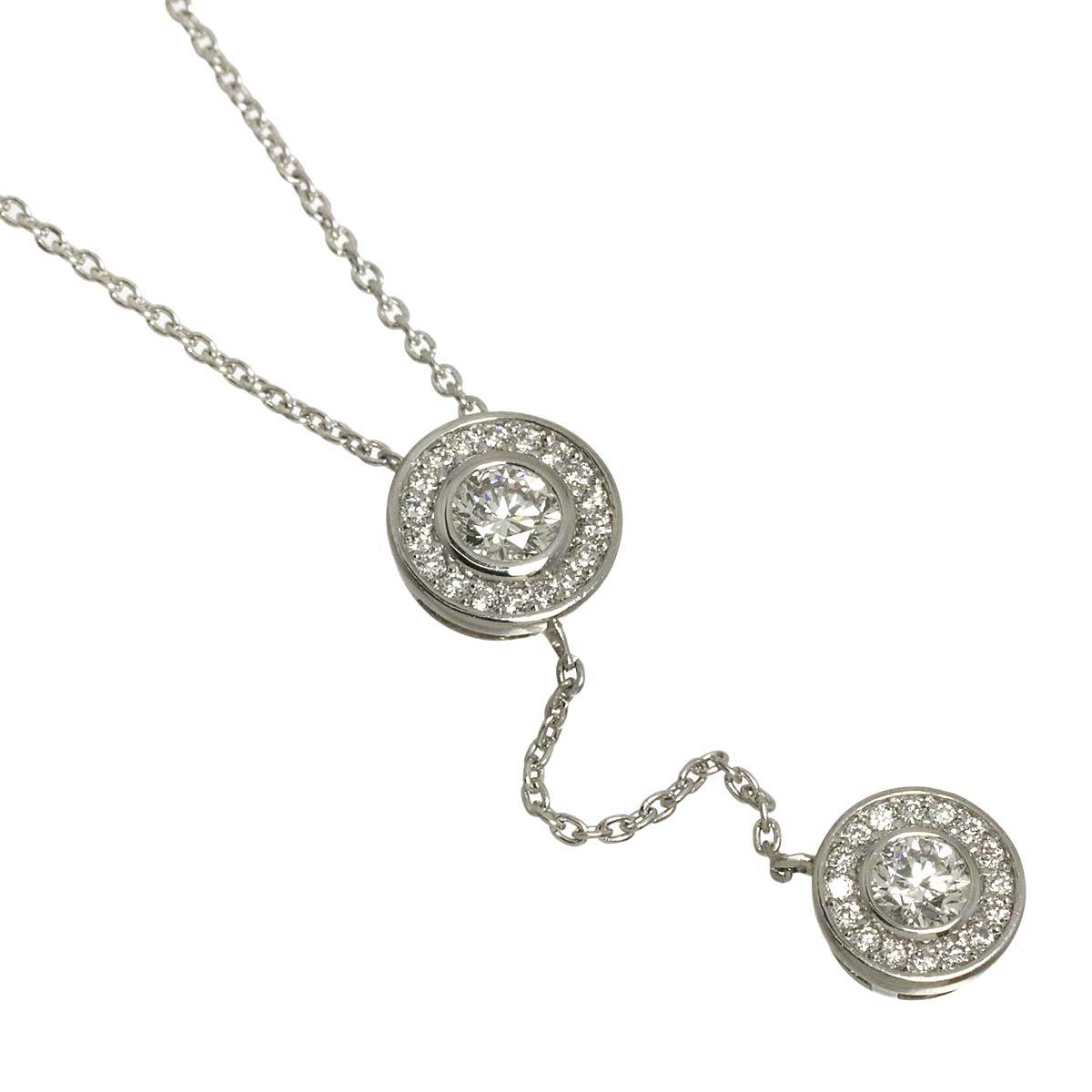 Diamond 0.18/0.139ct Necklace Pt