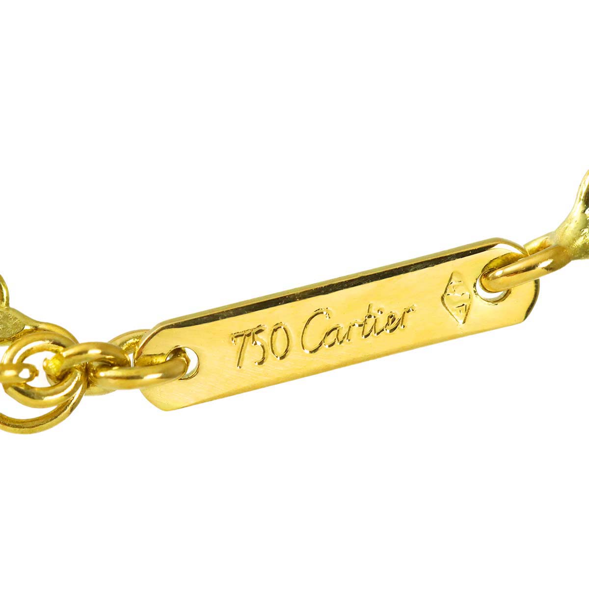 Trinity Diamond Necklace 18K YG WG PG 750