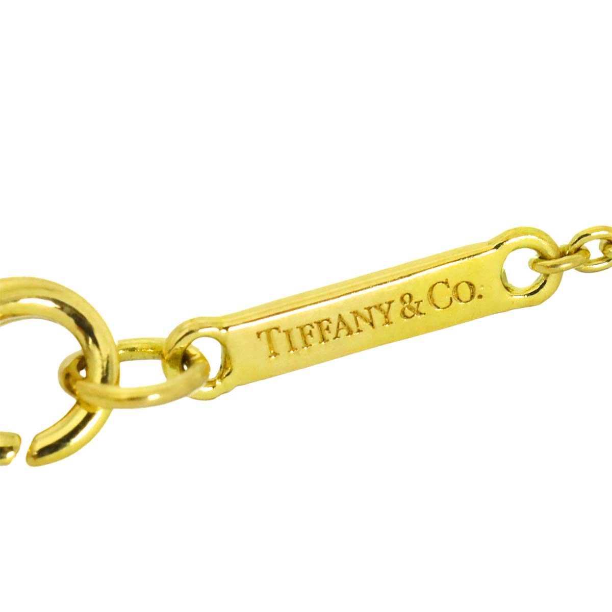 Diamond Necklace 18K Yellow Gold 750