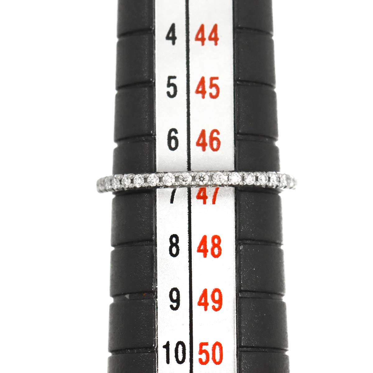 Metro Full Diamond Ring Platinum size4(US)