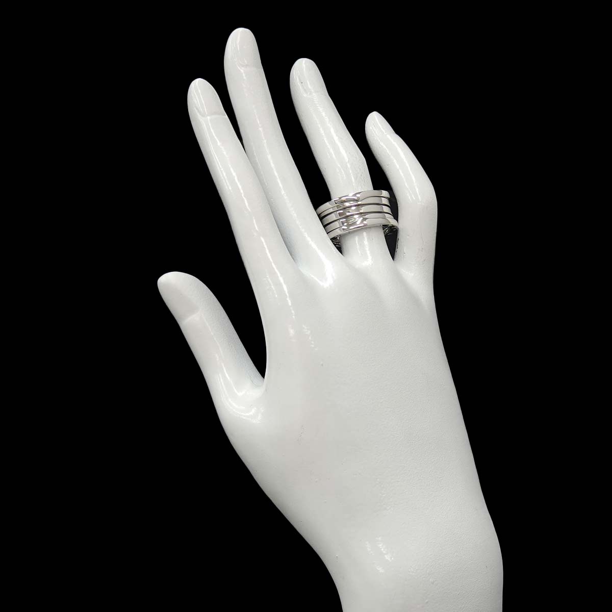 B-ZERO1 4Band Ring 18K White Gold 750 Size59 8.25(US)