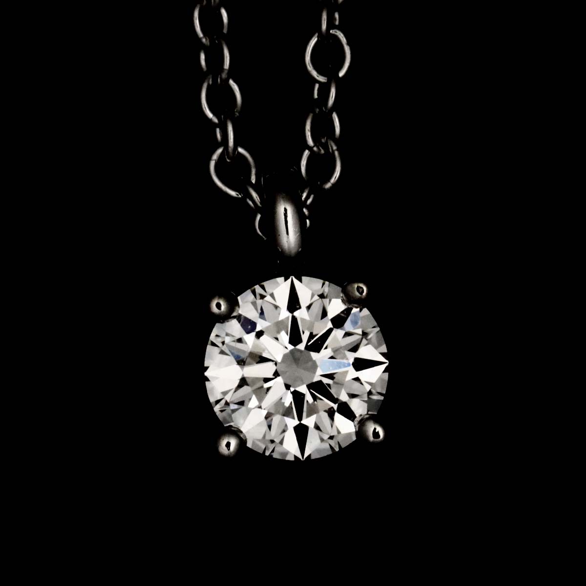 Diamond 0.24ct F/VVS2/EX Necklace Platinum