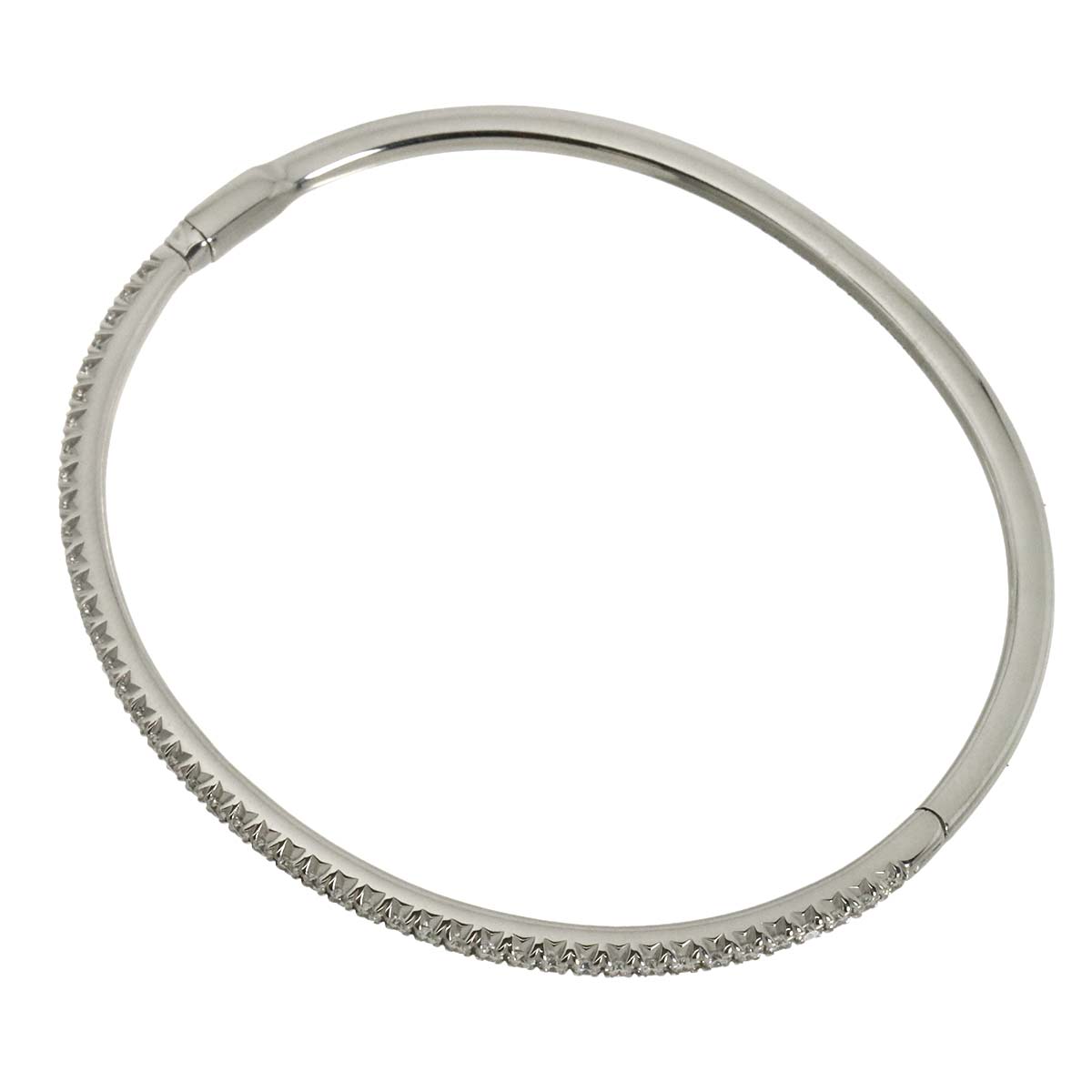 Metro Diamond Bracelet 18K White Gold 750