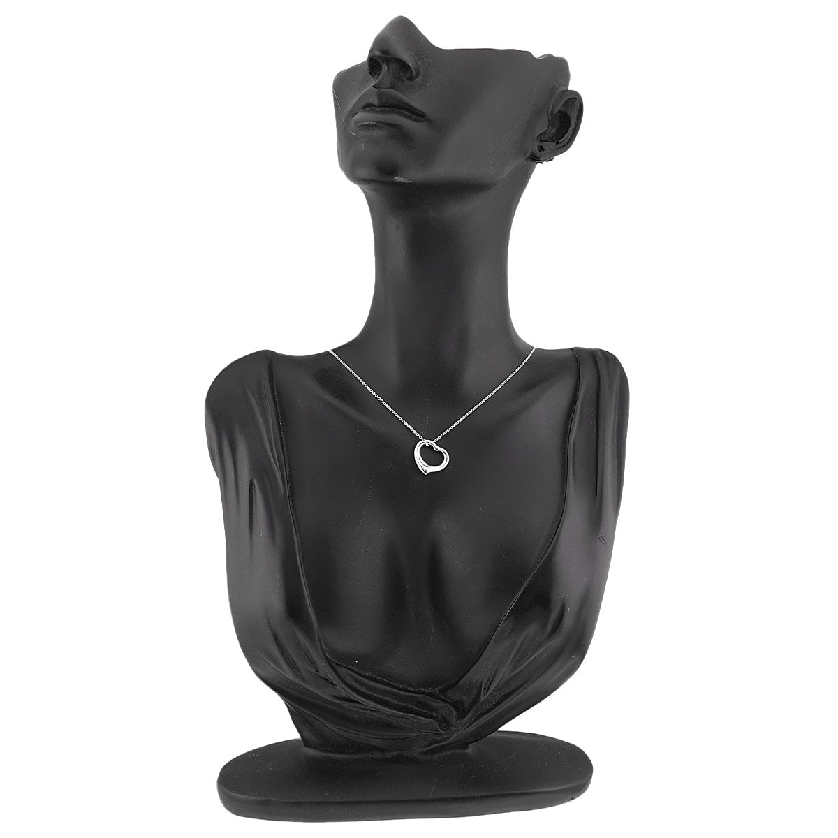 Open Heart Necklace Silver 925