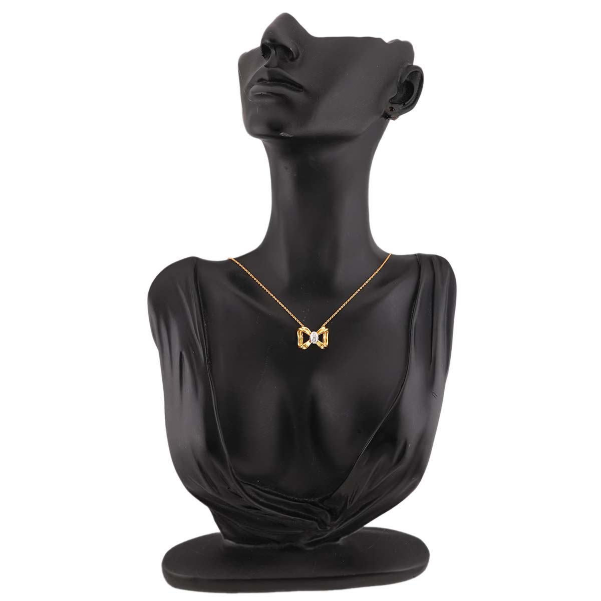 Diamond Necklace K18 YG 750 Pt