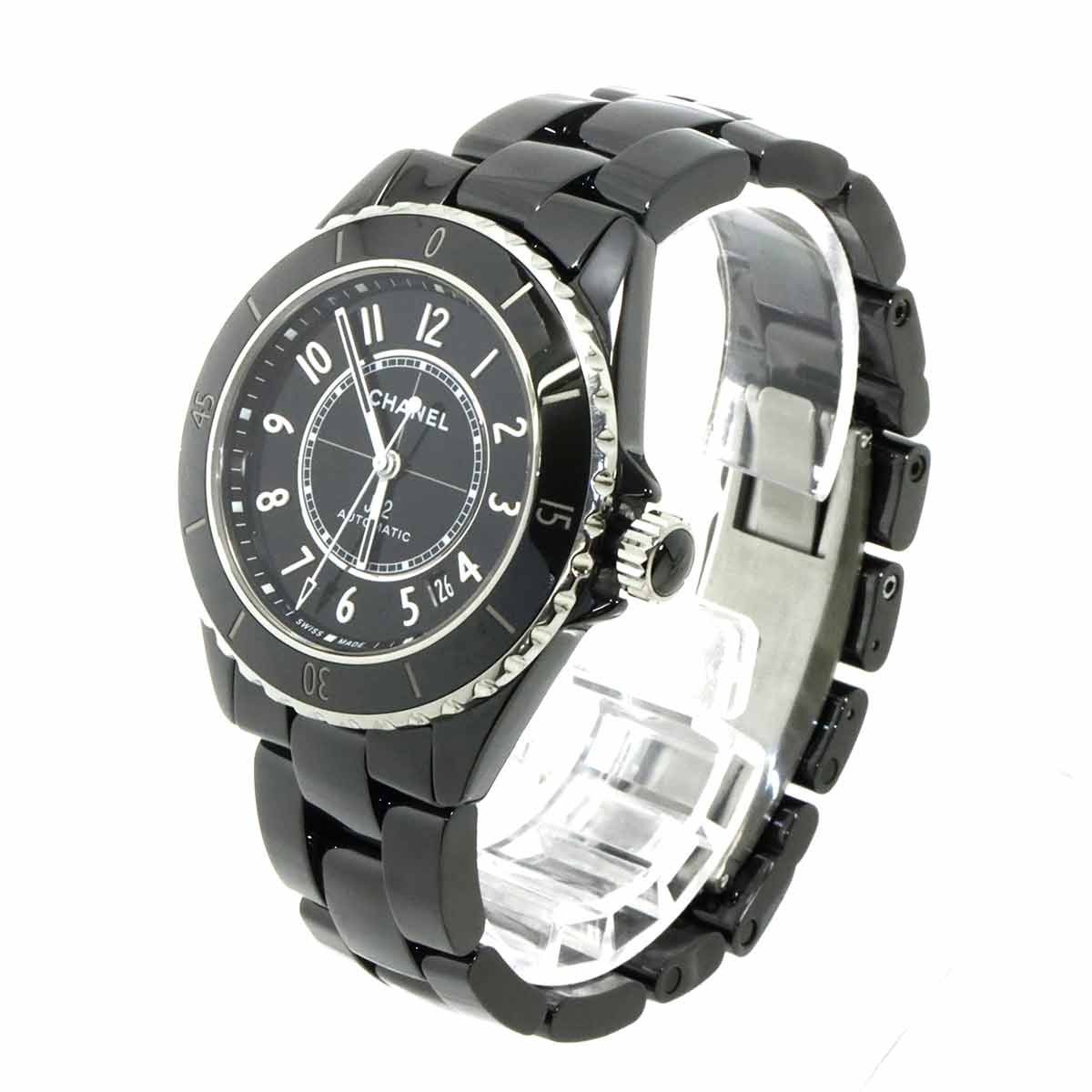 J12 H5697 Automatic Date Black Dial Mens Watch