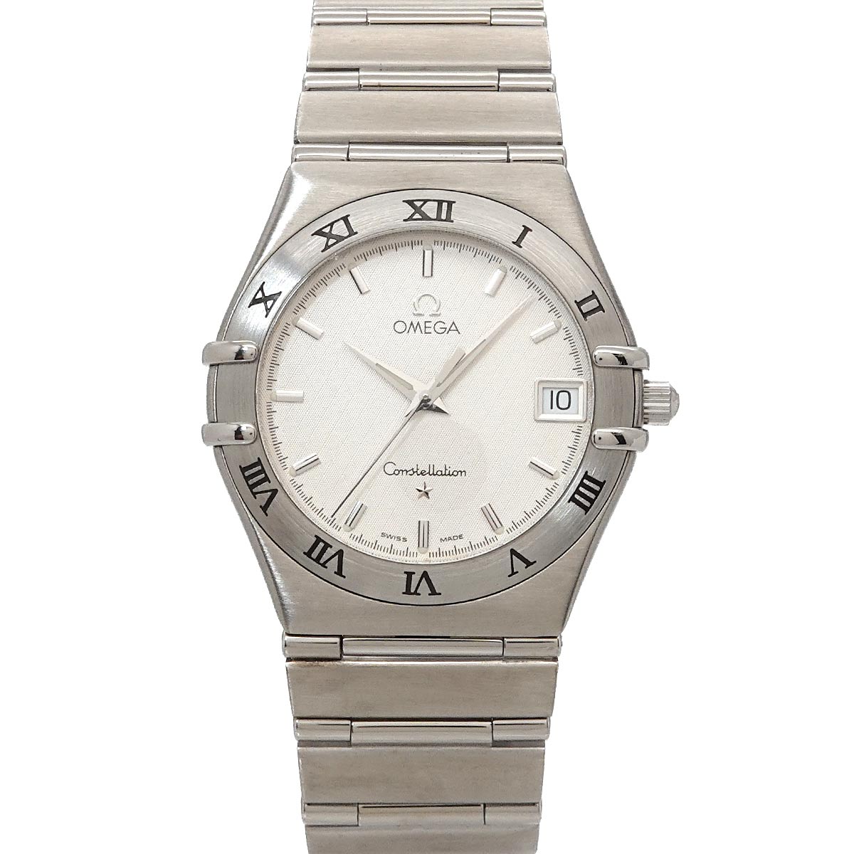 Constellation 1512 30 Quartz Date Silver Dial Mens Watch
