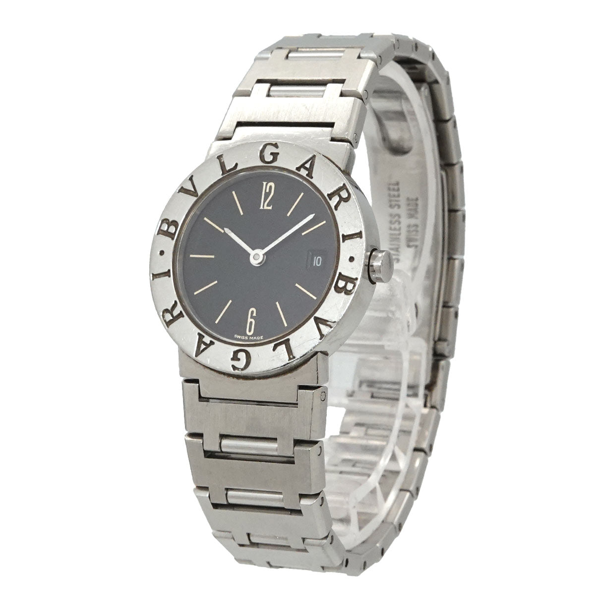 BVLGARIBVLGARI BB26SSD Date Quartz Black Dial Ladies Watch
