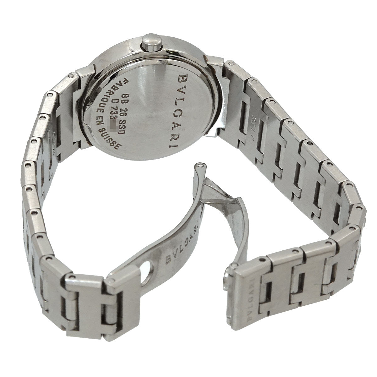 BVLGARIBVLGARI BB26SSD Date Quartz Black Dial Ladies Watch