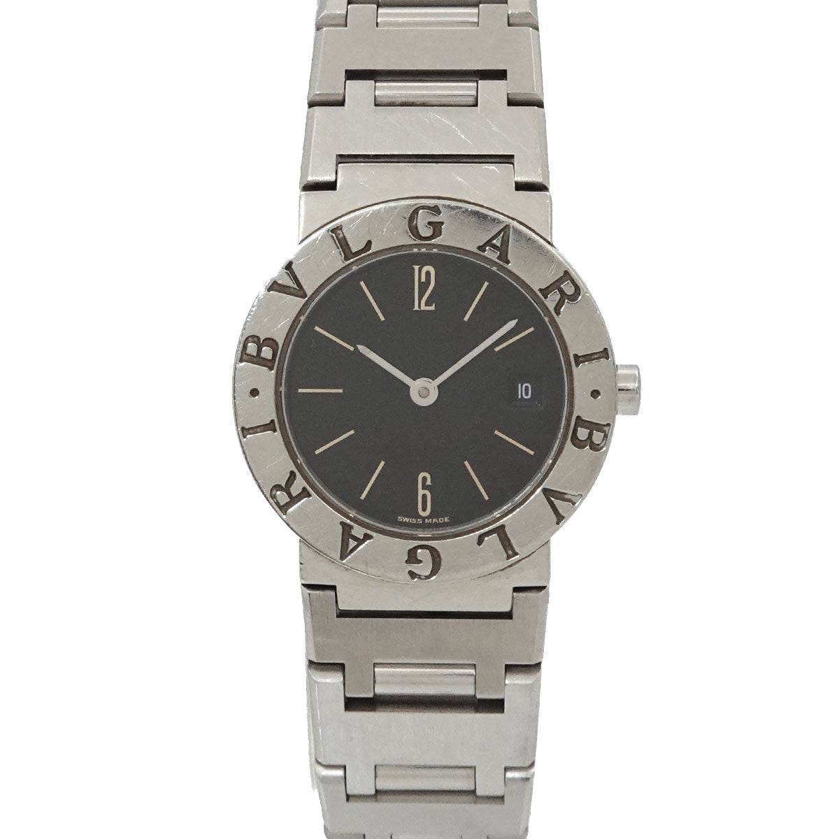 BVLGARIBVLGARI BB26SSD Date Quartz Black Dial Ladies Watch