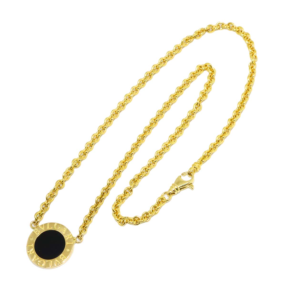 BVLGARI BVLGARI Onyx Necklace 18K YG 750