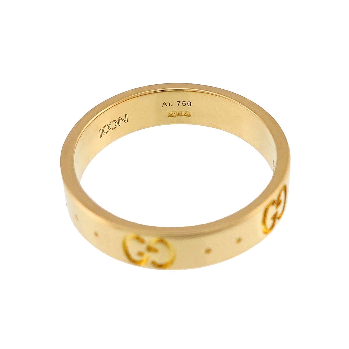 Icon Ring 18K Yellow Gold 750 Size9 4.5-4.75(US)