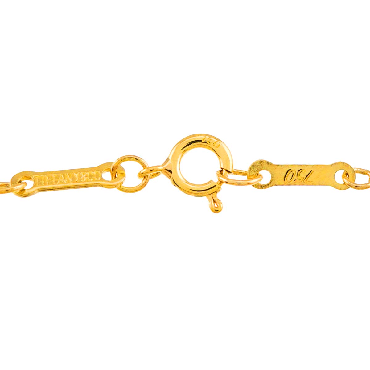 Open Heart Necklace 18K Yellow Gold 750