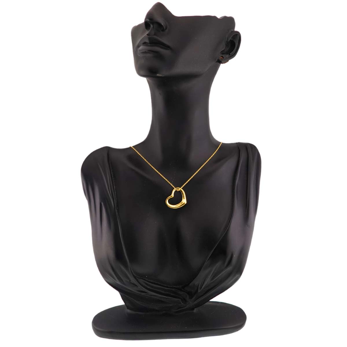 Open Heart Necklace 18K Yellow Gold 750