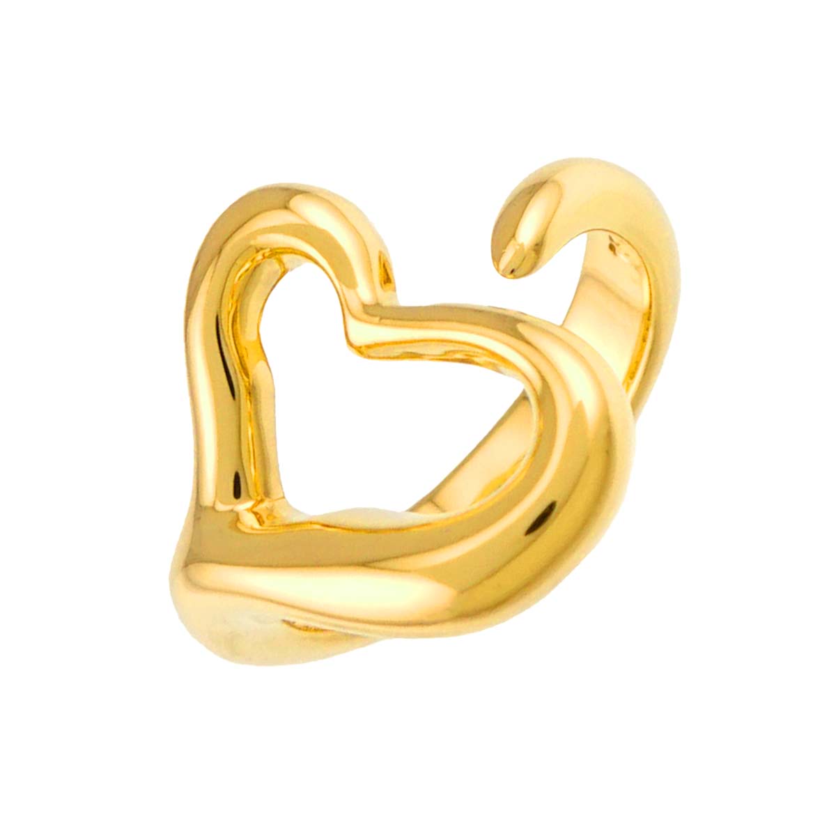 Open Heart Ring 18K YG 750 Size4-4.5(US)