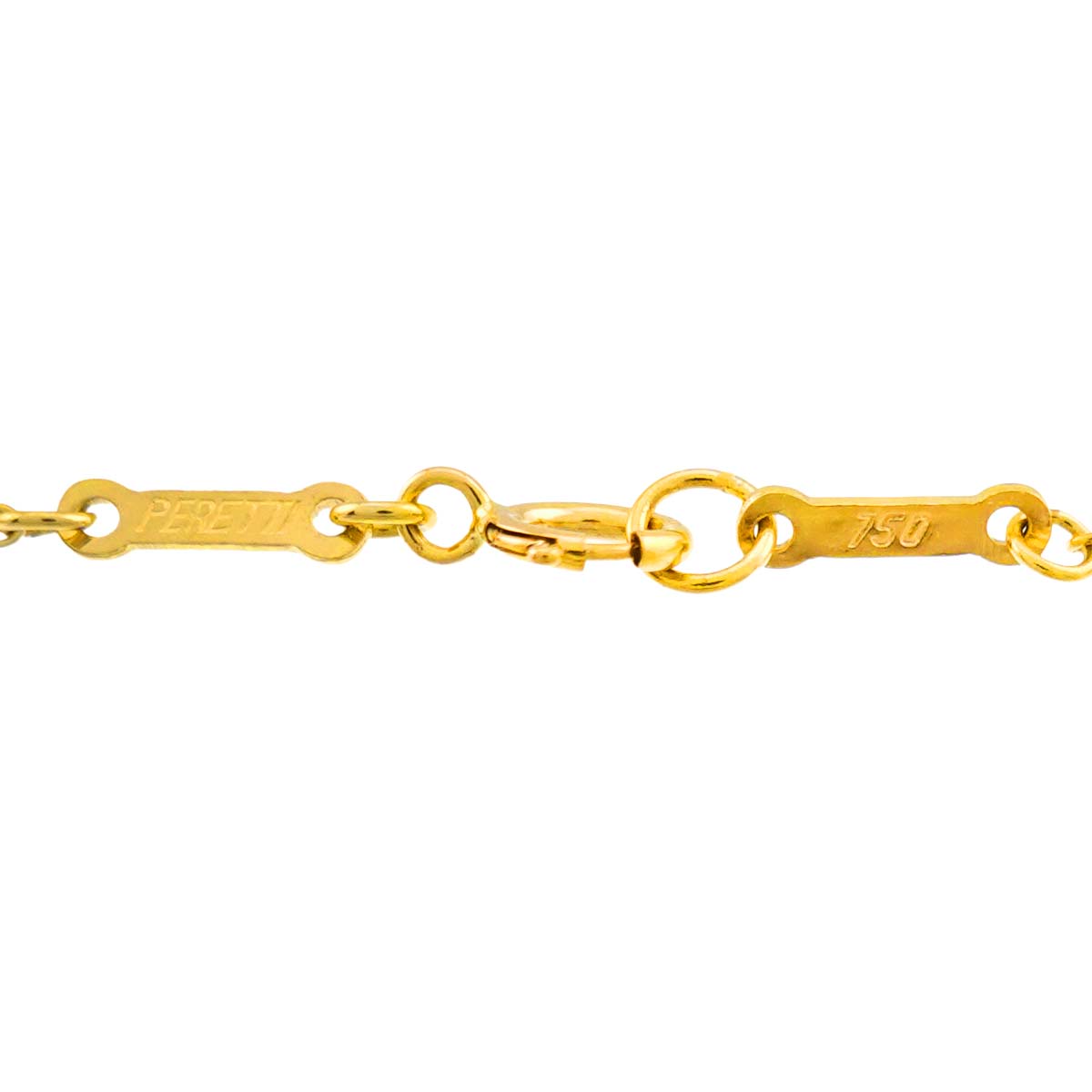 Open Heart Necklace 18K Yellow Gold 750