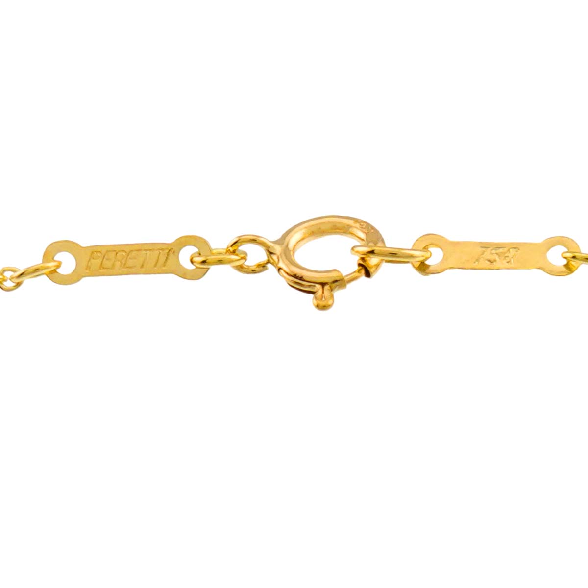 Open Heart Necklace 18K Yellow Gold 750