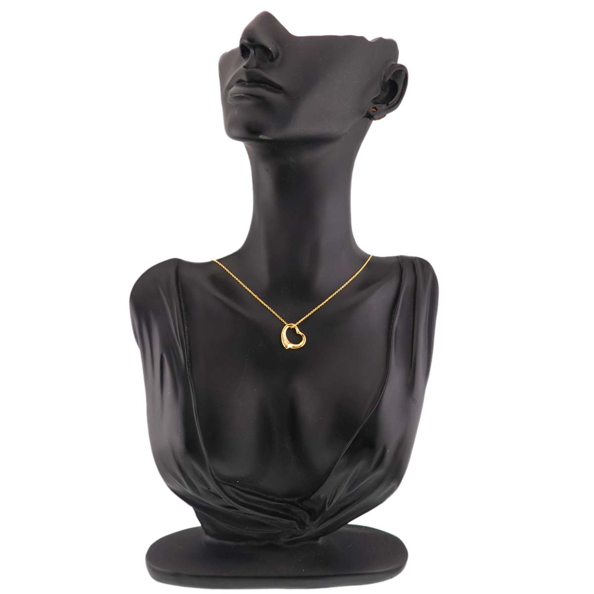 Open Heart Necklace 18K Yellow Gold 750